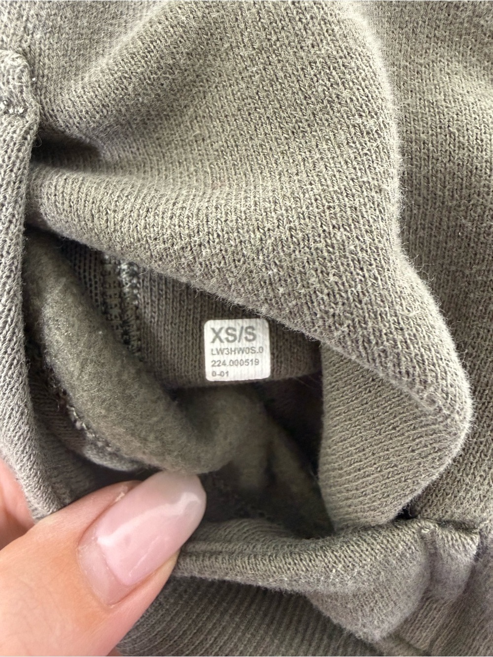 LULULEMON Army Green Scuba Oversized Funnel Neck Half Zip Jacket - Picture 5 of 8